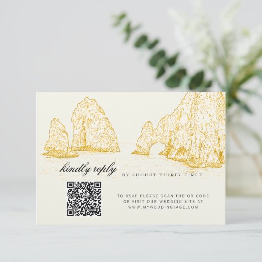 Code QR de réponse aimable El Arco Cabo San Lucas (Debout devant)