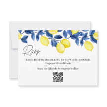 Code QR de réponse au mariage Lemon