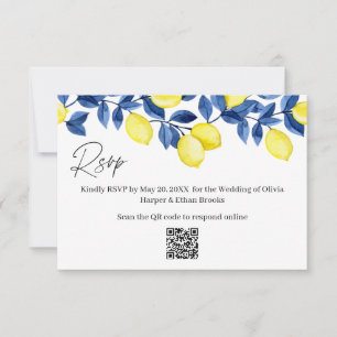 Code QR de réponse au mariage Lemon