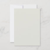 Code QR de réponse de mariage à la verdure de saug (Dos)