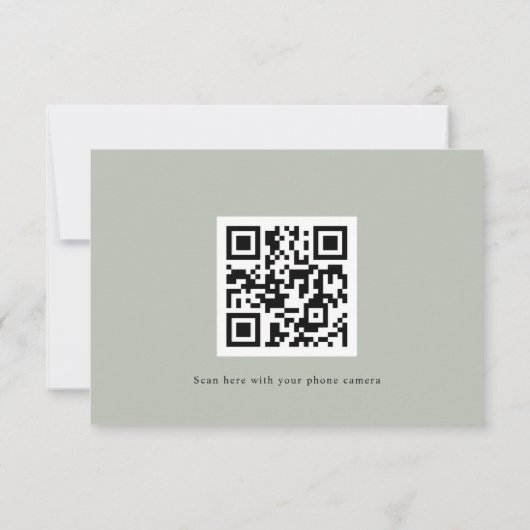 Code QR de réponse pour le site web de mariage bot (Dos)