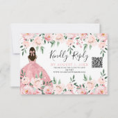 Code QR de réponse pour Quinceanera Floral Rose Cl (Devant)