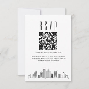 Code QR de réponse pour un mariage à Houston