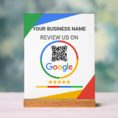 Code QR de révision Google blanc moderne (Neutre)