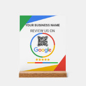 Code QR de révision Google blanc moderne (Recto)