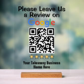 Code QR de révision Google pour un établissement d (Neutre)