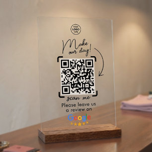 Code QR de révision sociale Google pour entreprise