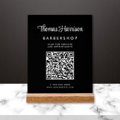Code QR de script professionnel noir