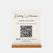 Code QR de signature stylée du nom de l'entreprise (Recto)