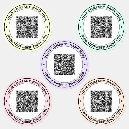 Code QR de votre entreprise et Étiquettes de conce (Groupe)