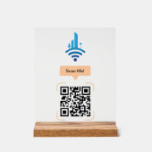 Code QR de Wi-Fi gratuit simple (Recto)