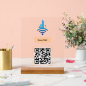 Code QR de Wi-Fi gratuit simple (Mariage)