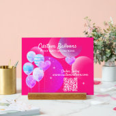 Code QR décoration art ballon (Mariage)