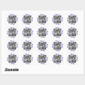 Code QR Denis Sticker de NOM personnalisé (Feuille)