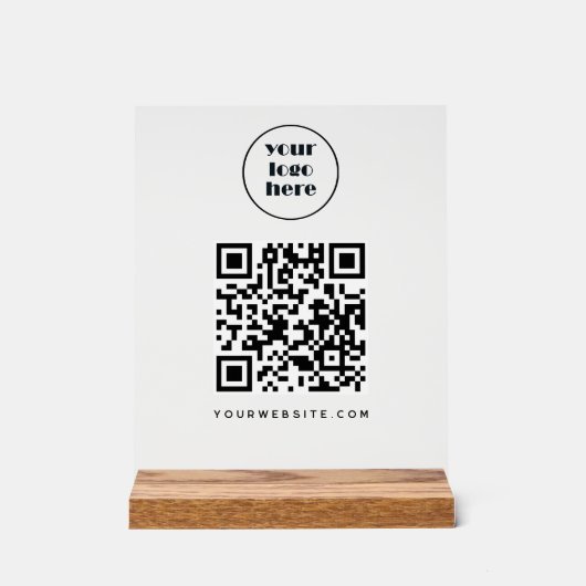 Code QR d'entreprise et site Web | logo (Recto)