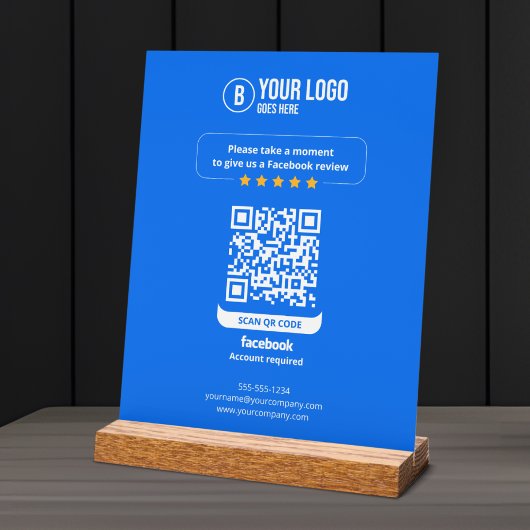 Code QR des avis Facebook Évaluez mon entreprise 5