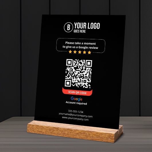Code QR des avis Google Évaluez mon entreprise 5 é