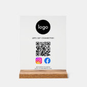 Code QR des médias sociaux modernes (Recto)