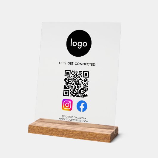 Code QR des médias sociaux modernes (Angle)