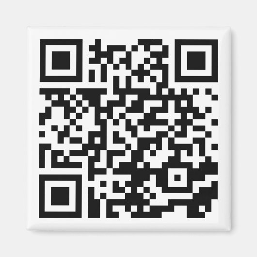 Code QR des personnes anti-Nosy | Aimant drôle (Devant)