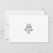 Code QR Dessin à Main Levée Réponse RSVP (Dos)
