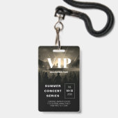 Code QR du badge de concert Pass Accès Illimité (Avant avec lanière)