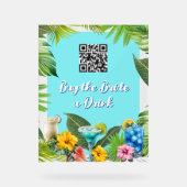 Code QR du barreau tropical de la fête de la marié (Recto)