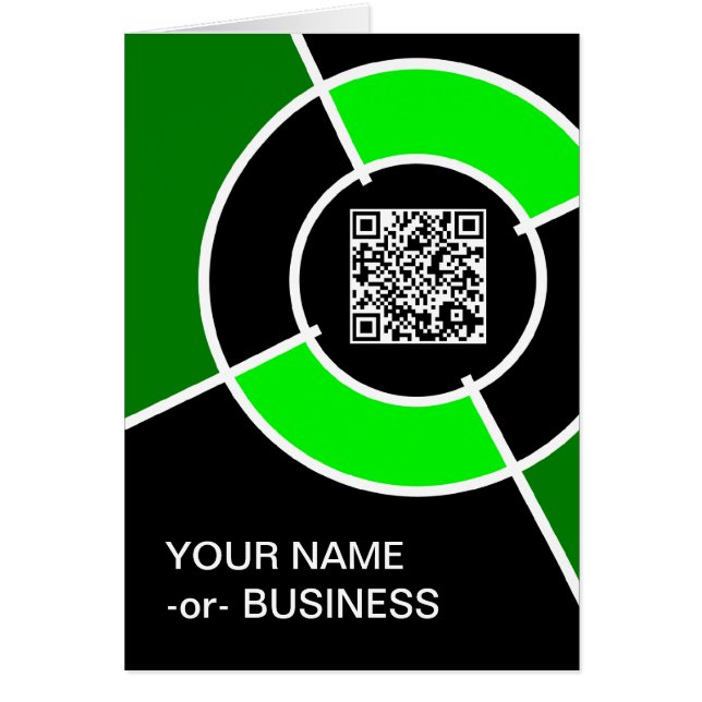 code QR du bullseye vert (Devant)