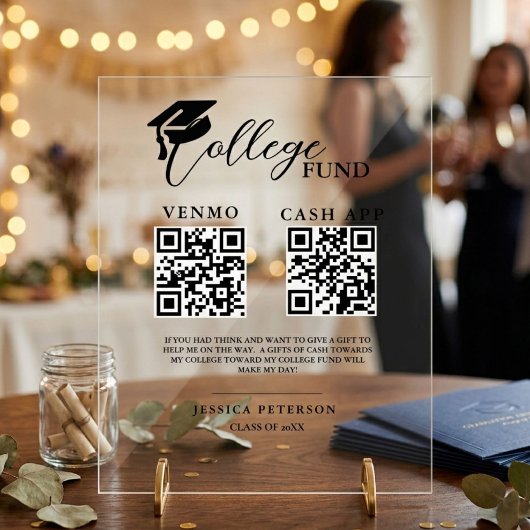 Code QR du fonds de bourses d'études pour le lycée