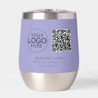 Code QR du logo d'entreprise pour la promotion des