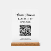 Code QR du script d'entreprise blanc (Recto)