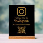 Code QR élégant pour nom d'entreprise Instagram en (Neutre)