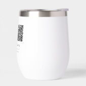 Code QR Entreprise Blanc (Gauche)