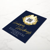 Code QR entreprise entreprise heureux cartes de fi (Rotation)