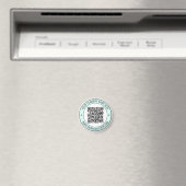 Code QR et aimant texte personnalisé Choisir les c (In Situ (Lave-vaisselle))
