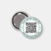 Code QR et aimant texte personnalisé Choisir les c (Recto/Verso)