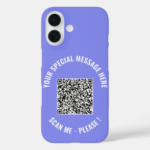 Code QR et coque iphone de texte personnalisé Choi