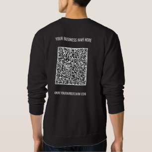 Code QR et texte personnalisé Votre Sweatshirt pro