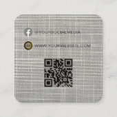 Code QR | Étiquette de vêtement Prix Étiquette sus (Dos)