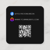 Code QR | Étiquette de vêtement Prix Étiquette sus (Dos)