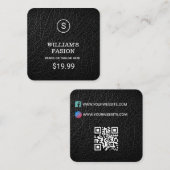 Code QR | Étiquette de Vêtement Prix Étiquette Sus (Devant / Derrière)