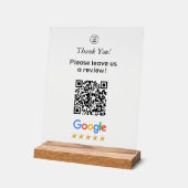 Code QR Google Scan pour laisser un avis (Angle)