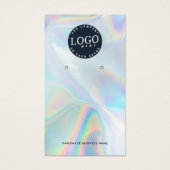 Code QR Holographie Sociale Boucles d'oreilles Car (Devant)