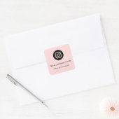 Code QR Instagram Autocollant | Suivez-Nous Person (Enveloppe)