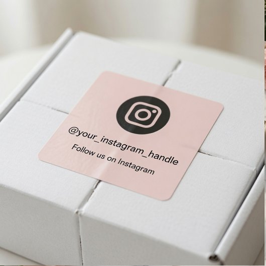 Code QR Instagram Autocollant | Suivez-Nous Person