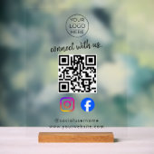 Code QR Instagram pour les entreprises (Neutre)