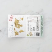 Code QR Invitation de mariage de style passeport P (Intérieur)