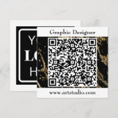 Code QR Invitation d'événements professionnels (Devant / Derrière)