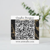 Code QR Invitation d'événements professionnels (Debout devant)