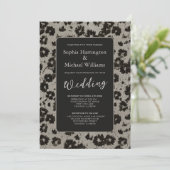 Code QR Invitation numérique de mariage élégant mo (Debout devant)